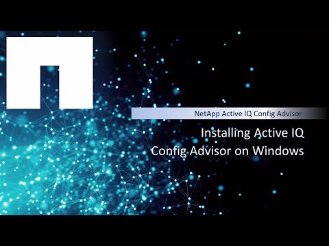 Installing Active IQ Config Advisor on Windows