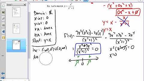 Curve Sketching Video 2