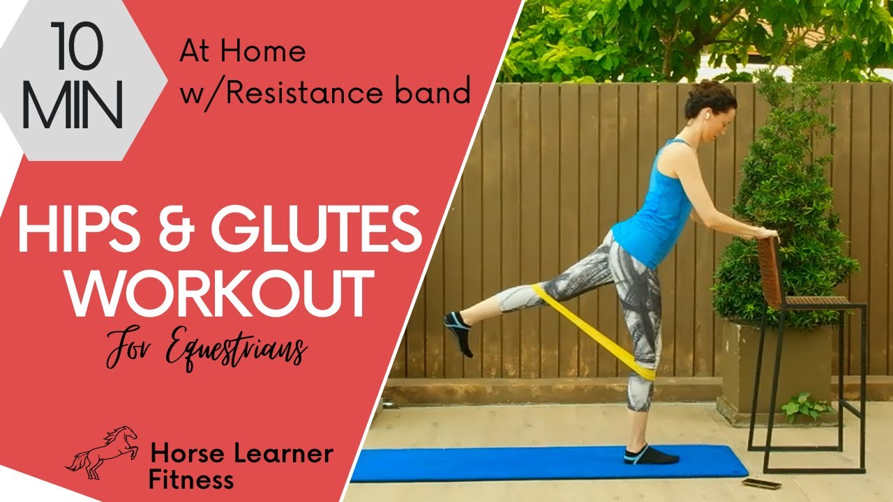Quick Glutes & Hips Workout with Elastic Band Workouts for