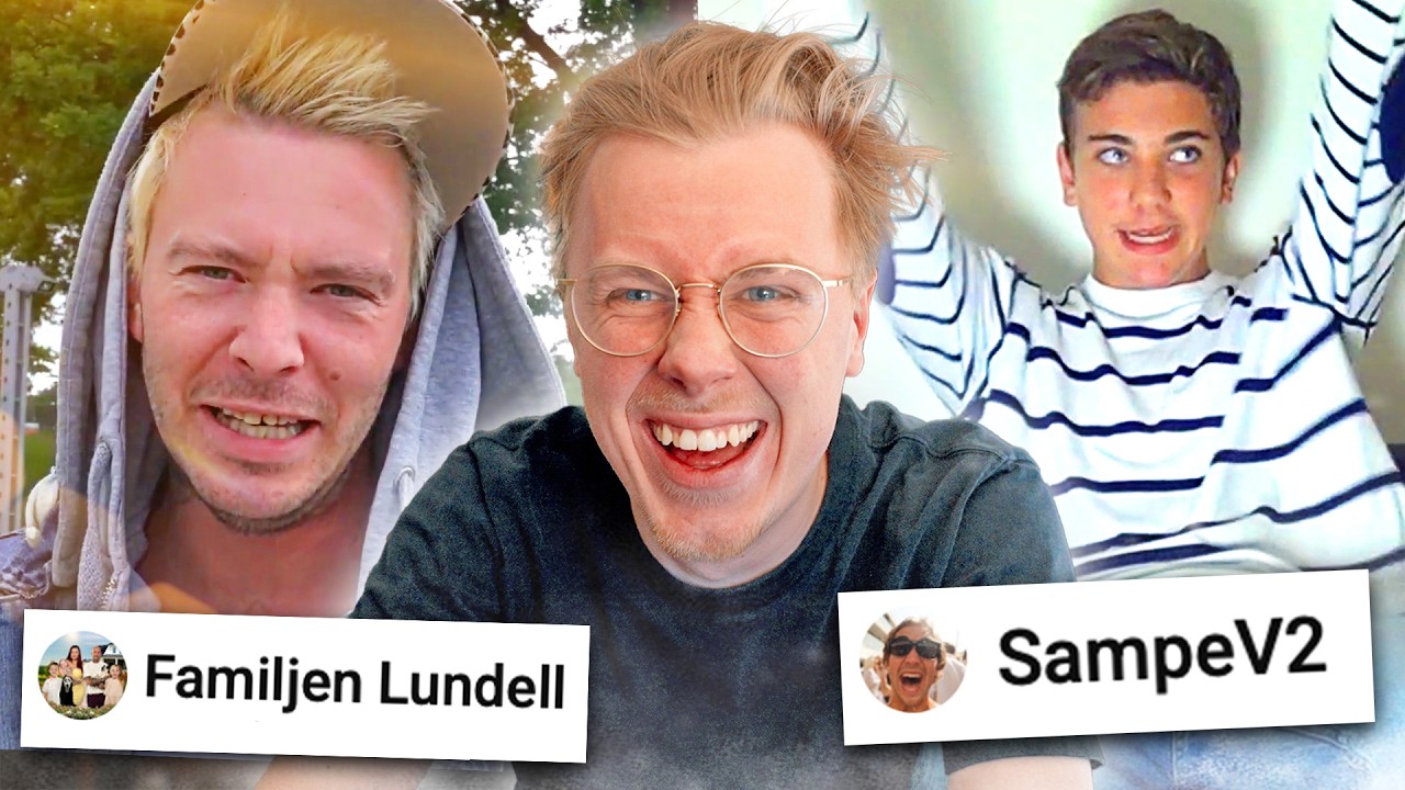 REAGERAR PÅ YOUTUBERS FÖRSTA VIDEOS