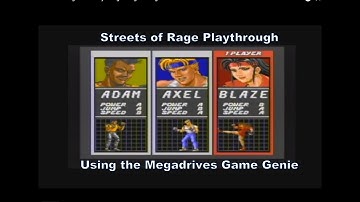Streets of Rage Blaze Playthrough using the Megadrives Game Genie :D #Megadrive #Sega #Gaming #Retro