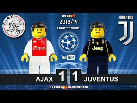 Ajax vs Juventus 1-1 • Champions League 2019 (10/04/2019) All Goals Highlights Lego Football