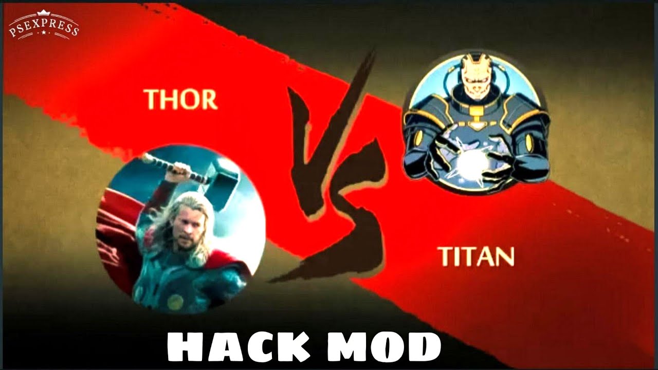 Shadow Fight 2 Thor vs Titan [Hack mod] YouTube