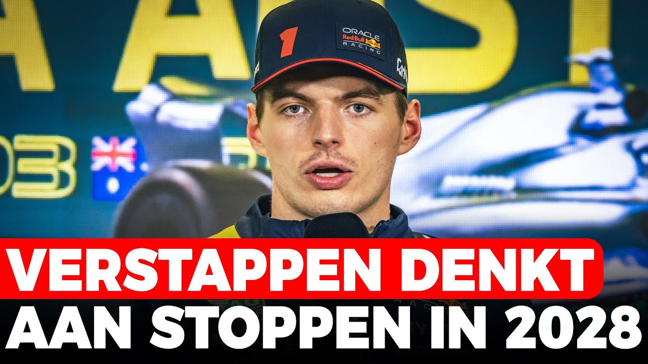 Max Verstappen denkt aan stoppen in Formule 1 na 2028: "Klinkt raar