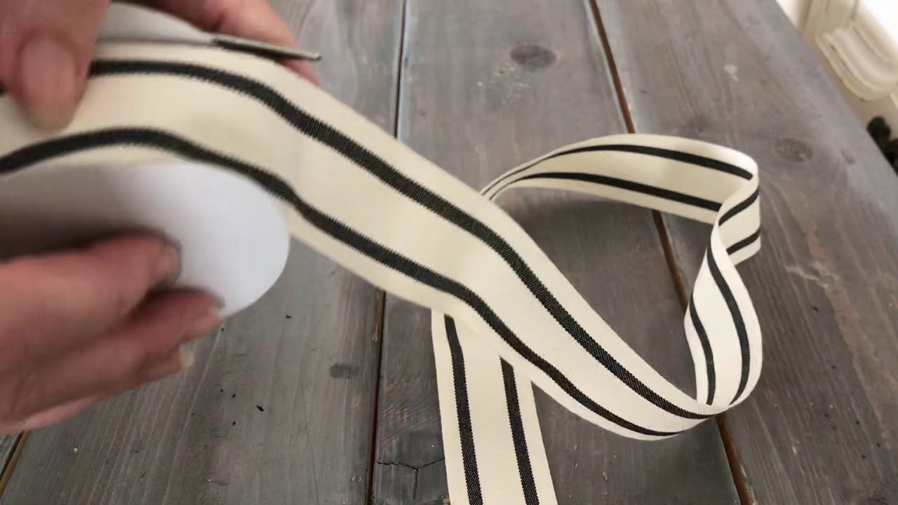 How To Tie A Bow With Ribbon - YouTube
