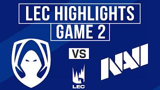 TH vs NAVI Game 2 Highlights | LEC 2026 Summer Split | Team Heretics vs Natus Vincere