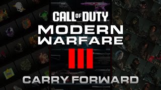 HOW TO CARRY FORWARD ALL COSMETICS TO MW3! (Operators, Camos, Blueprints, & Progression) - MW2 & MW3