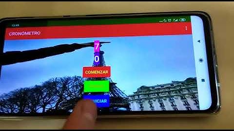 Cronómetro sencillo // MIT App Inventor 2