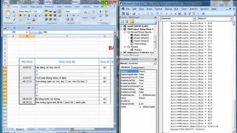 VBA -excel ứng dụng trong xây dựng. Bài 4.FLV