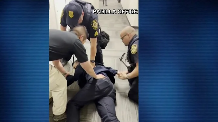 Senator Alex Padilla Forcibly Removed From Press Conference