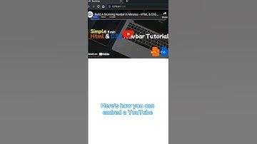 Sluit een YouTube-video in met volledige bediening met behulp van HTML-iframe