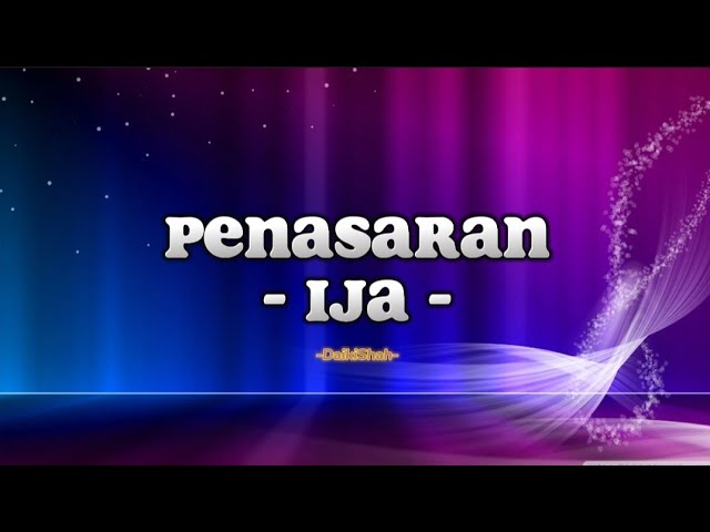 Ija - Penasaran (Lirik Lagu) class=