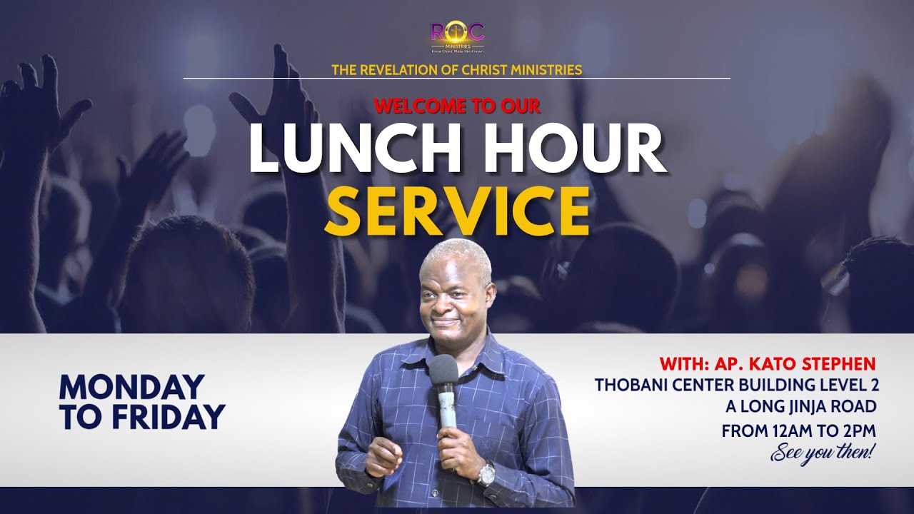 Friday Lunch Hour Service || With Ap. Kato Stephen || ROC Ministries 30 01 2026