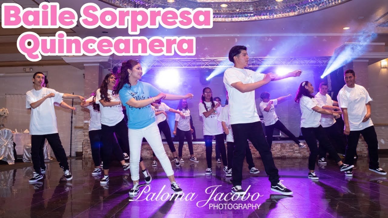 BAILE SORPRESA QUINCEANERA Quinceanera Surprise Dance 7 Damas and 8