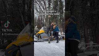 We Bought A Snowmachine