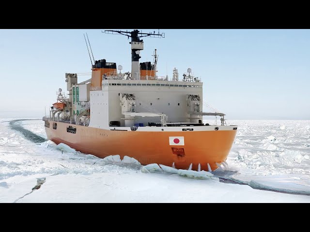 A Day in Life of Japan’s Massive Icebreaker Operating in Frozen Polar Waters class=