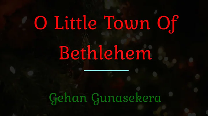 O Little Town Of Bethlehem (A Jim Reeves Cover) Su...