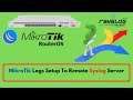 How to mikrotik logging setup  to remote syslog server  mikrotik logging setup