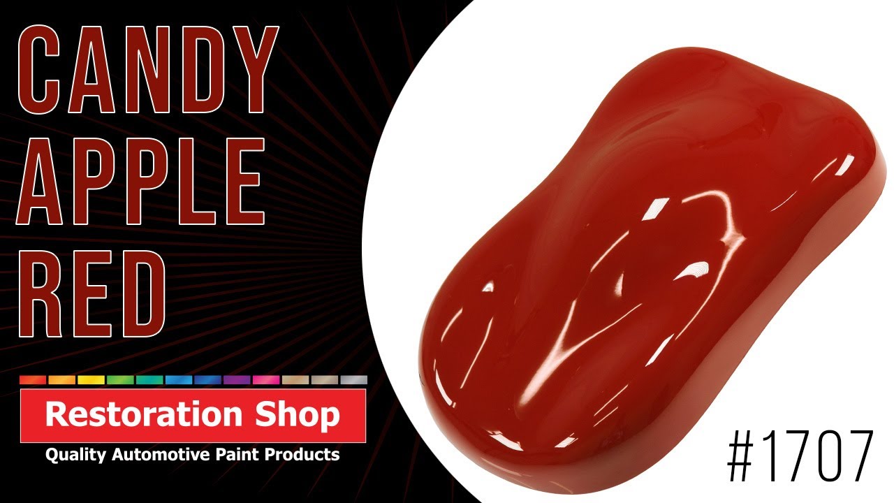Candy Apple Red - Urethane Basecoat with Premium Clearcoat Auto Paint - Complete Fast Gallon Paint Kit