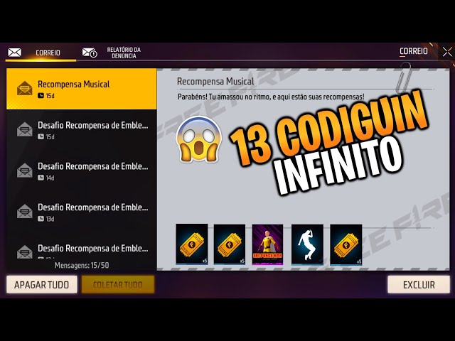 Free Fire: está perdido com o codiguin infinito? Explico