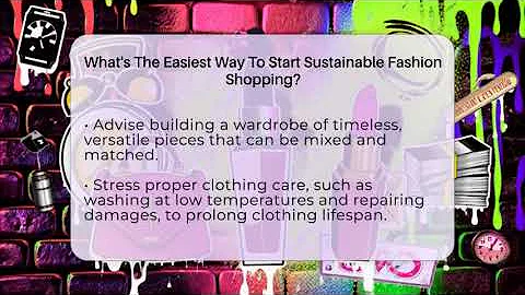 What's The Easiest Way To Start Sustainable Fashion Shopping? - Glam Girl's Closet