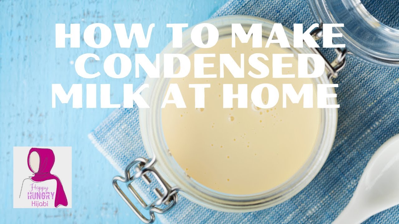 How To Make Condensed Milk At Home | 2 Ingredients - YouTube