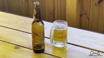 Cooling down of the beer - Simulation - Virtualitica - Lifehack
