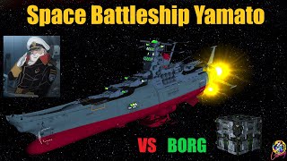 NEW Space Battleship Yamato VS The Borg & Death Star - Star Trek Starship Battles screenshot 5
