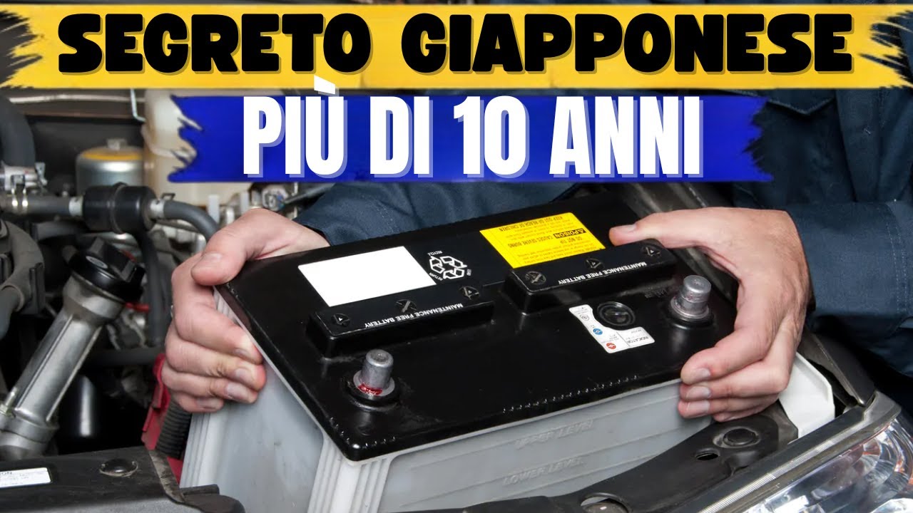 TRUCCO GIAPPONESE Per Far Durare La Batteria Della Tua Auto Oltre 10 ANNI! (Manutenzione Segreta)