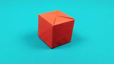 Easy Origami Fujimoto Cube - How to make a Origami Cube - Cube Box Tutorial