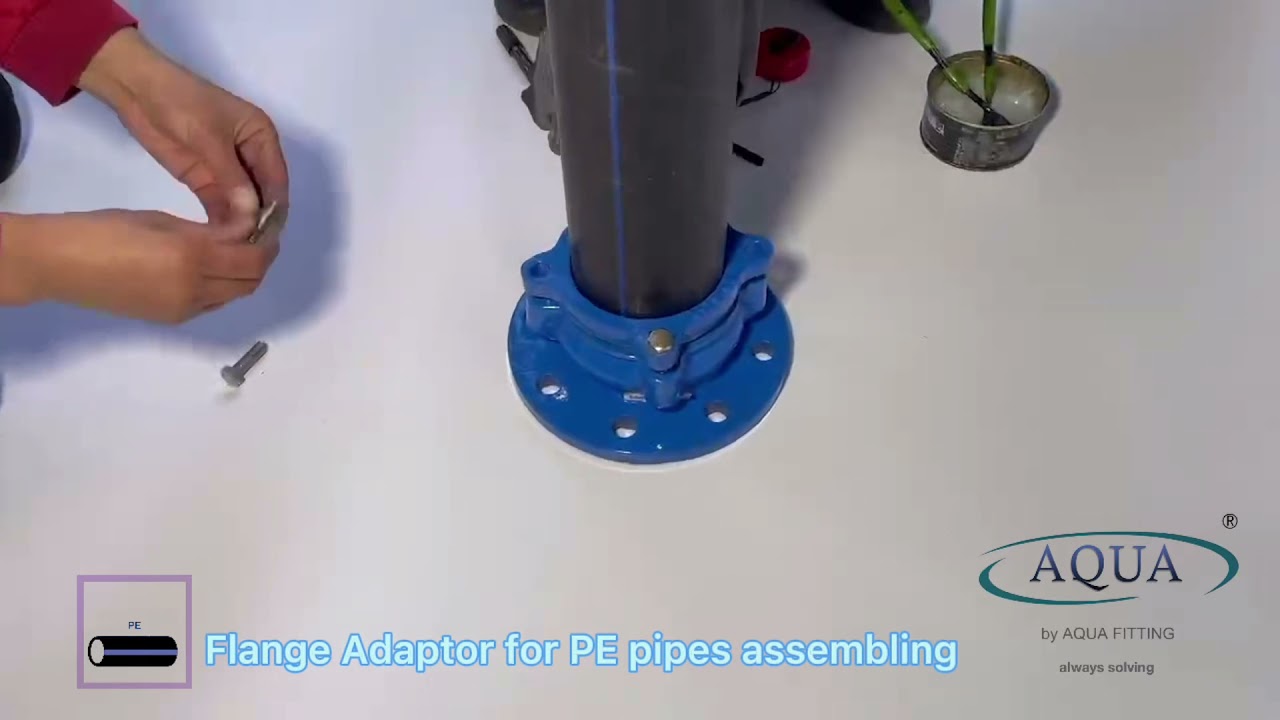 Flange Adaptor for PE pipes assembling YouTube