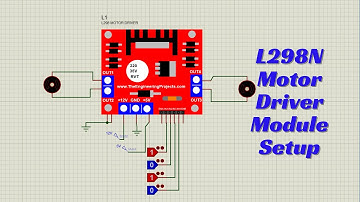 How to Set Up an L298N Motor Driver Module in Proteus | DC Motor Control Tutorial