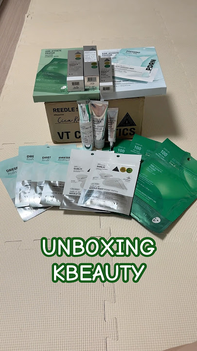 Unboxing Kbeauty #kbeauty #perawatankulitkorea #unboxing #pendek #vtcosmetics #reedleshot #perawa...