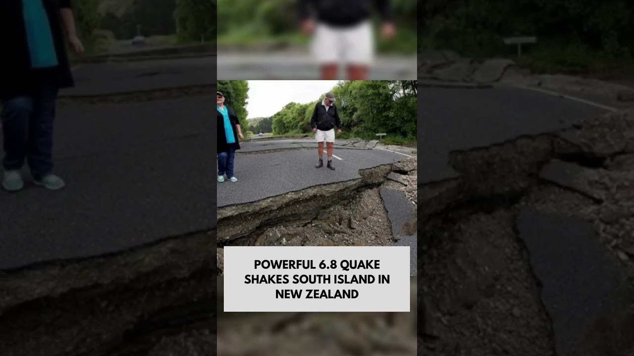 New Zealand just dodged a disaster!" A 6.8 quake hit near the Alpine Fault, which is overdue for a