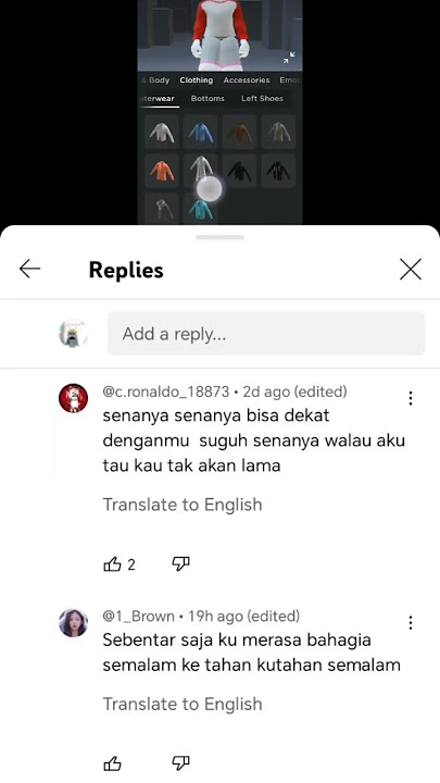 Rindu Selaman lyrics but in comments