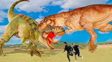 Most Dramatic T-rex Attack | Last Blockbuster T-rex Chase | Jurassic Park Fan-Made Film | Dinosaur