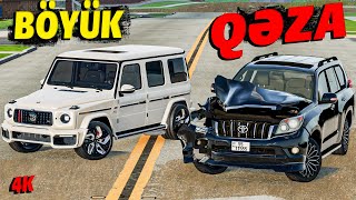 Land Cruzer Qəzaya Düşdü Mersedes Qalik Tələyə Saldı | Maşın Oyunları | BeamNG.Driver #malikbedelov