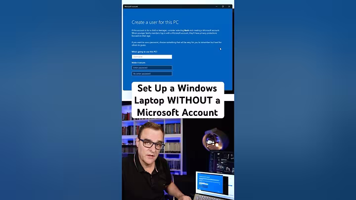Set Up a Windows Laptop WITHOUT a Microsoft Account