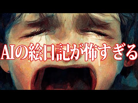 YahooニュースになったAIが描いた夏休みの絵日記が怖い