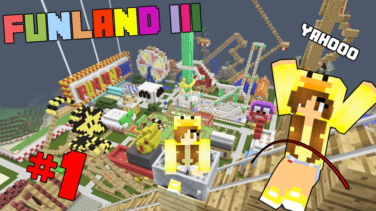 ออนไลน์ มา ย ครา ฟ  Update 2022  Minecraft funland III - สวนสนุกสุดหรรษา #1 zbing z.
