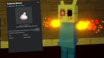 How to get the (Cyborg Bunny) badge + morph in Piggy RP [W.I.P]