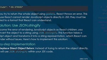 How to Fix the Object are not valid as a React child Error in React Applications