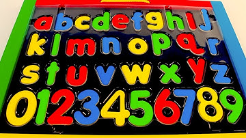 Best Learn Shapes, Magnetic Numbers & Counting 1 to 20 | ABC Preschool Toddler Learning Toy Video!