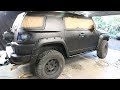 FJ Cruiser Build Pt 7 - DIY Truck Bed Liner Paint Job