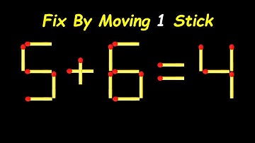 Fix This Equation by Moving JUST ONE Stick – Brain Teaser!