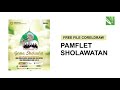 DESAIN PAMFLET SHOLAWAT KEREN - CORELDRAW