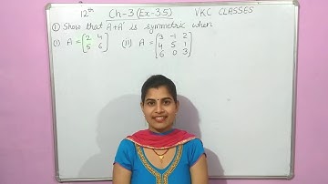 Exercise 3.5 complete solution class 12th elements maths