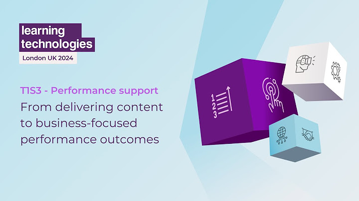 From delivering content to business-focused performance outcomes