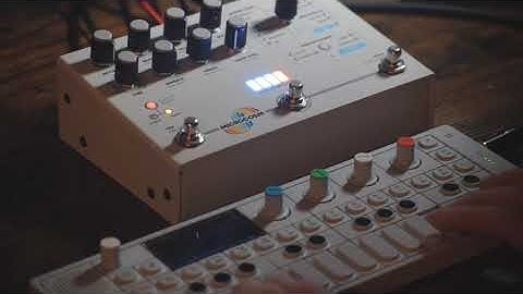 Op1 & hologram electronics- microcosm. Voice loop experiment.