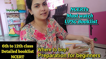 NCERTs 6-12th Class Detailed Booklist for UPSC and Other Exams| UPSC 2026 #upsc 